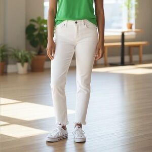 New! Kut from the Kloth Donna Ankle Skinny w/Fray Hem Dbl ST